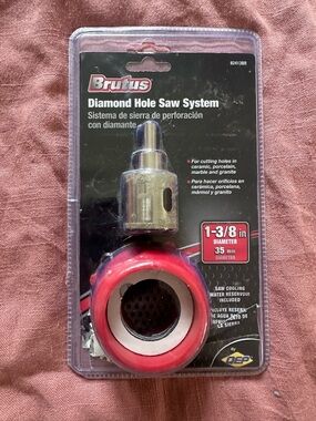 Diamond Hole Saw System - Red